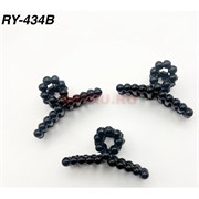 Крабики для волос (RY-434B) черные 12 шт/упаковка Крабики для волос (RY-434B) черные 12 шт/упаковка