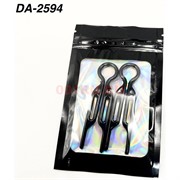 Шпильки пластмассовые (DA-2594) черные 7 см цена за 2 шт Шпильки пластмассовые (DA-2594) черные 7 см цена за 2 шт