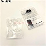 Шпильки пластмассовые (DA-2593) прозрачные 7 см цена за 3 шт