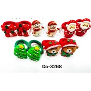 Резинки новогодние (DA-3268) для волос цена за 12 шт Резинки новогодние (DA-3268) для волос цена за 12 шт