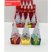 Светильник в виде елки (3644) пластмассовый 12 шт/упаковка