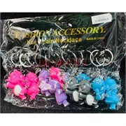 Брелок резиновый большой (KY-4008) слоники 12 шт/упаковка Брелок резиновый большой (KY-4008) слоники 12 шт/упаковка