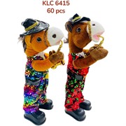Лошадь музыкальная (KLC-6415) музыканты 30 см высота