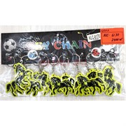 Брелок светоотражающий Лошади символ 2026 года 120 шт/блок (KLC-6170)