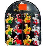 Магнит из полистоуна (KLC-6348) лошадки с подарками 24 шт/упаковка