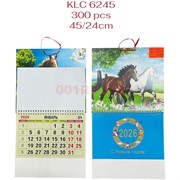 Календарь с лошадьми (KLC-6245) символ 2026 года