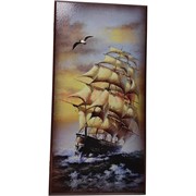 Нарды деревянные 60 см «Парусники Шторм»