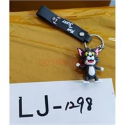 Брелок резиновый (LJ-1298) кот из Том и Джерри с браслетом 120 шт/блок