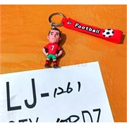 Брелок резиновый (LJ-1261) футболист с браслетом 120 шт/блок