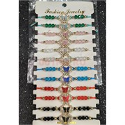 Браслет летний (KN-6116) бабочки 12 шт/упаковка (2 вариант)