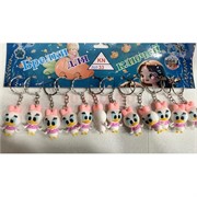 Брелок резиновый (KY-2029) уточки 120 шт/блок