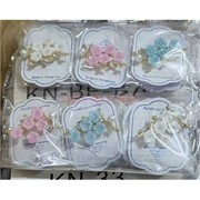 Брошь со стразами (BP-1572) цветы 12 шт/упаковка