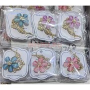 Брошь со стразами (BP-1768) цветы 12 шт/упаковка