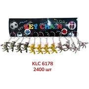 Брелок металлический (KLC-6178) лошадка 3 цвета 120 шт/блок