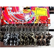 Брелок металлический (LK-20) лошади 3 цвета 120 шт/блок