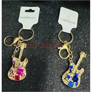 Брелок Электрогитара со стразами 12 шт/упаковка (KY-4954)