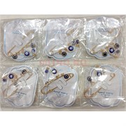 Булавка со стразами (BP-3071) от сглаза 12 шт/упаковка