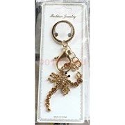 Брелок со стразами (1054) скорпион с карабином 12 шт/упаковка