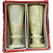 Набор из 2 бокалов 9 см 1,5x3,5 дюйма "ликер" из оникса в картонной коробочке