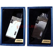 Зажигалка газовая Jobon турбо кремневая 2 огня цвета в ассортименте