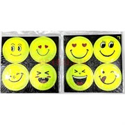 Светоотражающие наклейки (GK-5) смайлики 4-в-1 50 мм 100 листов/упаковка