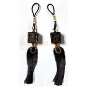 Подвеска мусульманская (HR-B97) черная квадратная 12 шт/упаковка