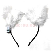 Ободок светящийся с пухом