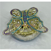 Шкатулка со стразами (QF-2093) бабочка металлическая