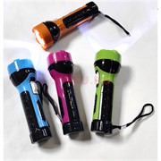 Фонарик маленький 10 см (LJF-1988) пластмассовый цветной 48 шт/упаковка