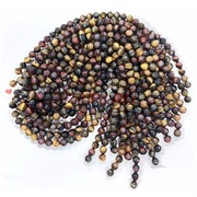 Три глаза 12 мм натуральный минерал 30-32 бусин