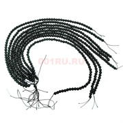 Зеленый кварц 4 мм натуральный минерал нитка 70-75 бусин