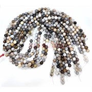 Серая яшма 10 мм натуральный минерал нитка 36-38 бусин