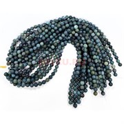 Зеленая яшма 10 мм натуральный минерал нитка 36-38 бусин