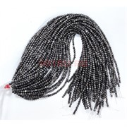 Серый лабрадор 4 мм натуральный минерал нитка 70-75 бусин