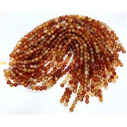 Сердолик градиент цветов 8 мм нитка 46-48 бусин