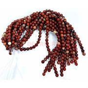 Красная яшма 10 мм натуральный минерал нитка 36-38 бусин