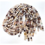 Агат пастельные цвета 14 мм натуральный минерал нитка 28 бусин