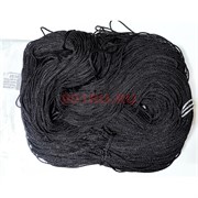 Нитка 2 мм из греческого шелка 350-400 м цвет черный 500 гр (Color 51#)