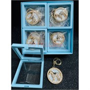 Брелок с карабином (B-63) Лошадка со стразами в органайзере 12 шт/упаковка