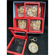 Брелок с карабином (B-67) Лошадка со стразами в органайзере 12 шт/упаковка