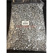 Буквы для браслетов (HR-752F) серебряный цвет 500гр