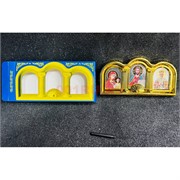 Иконка на липучке (KN-401A) цвет золотой 12 шт/упаковка