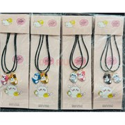 Подвески парные (BS-B54) Котики 2 цвета 12 пар/упаковка