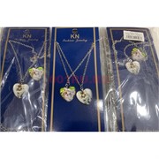 Подвески парные (BS-1697) Котики 12 пар/упаковка