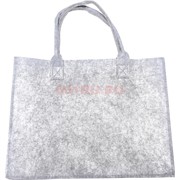 Сумка Шоппер цвет серый 30x40 см