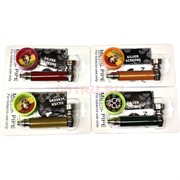 Трубка курительная набор «пружинка» с гриндером и сеточками