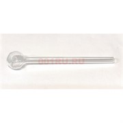 Трубка курительная стеклянная 20 см длина 35 мм диаметр (Китай)