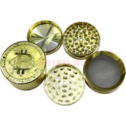 Гриндер металлический «биткоин» 50 мм диамметр