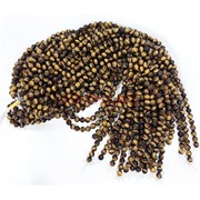 Тигровый глаз 8 мм натуральный минерал 46-48 бусин