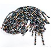 Нитка бусин 12 мм из зеленой яшмы 32 шт